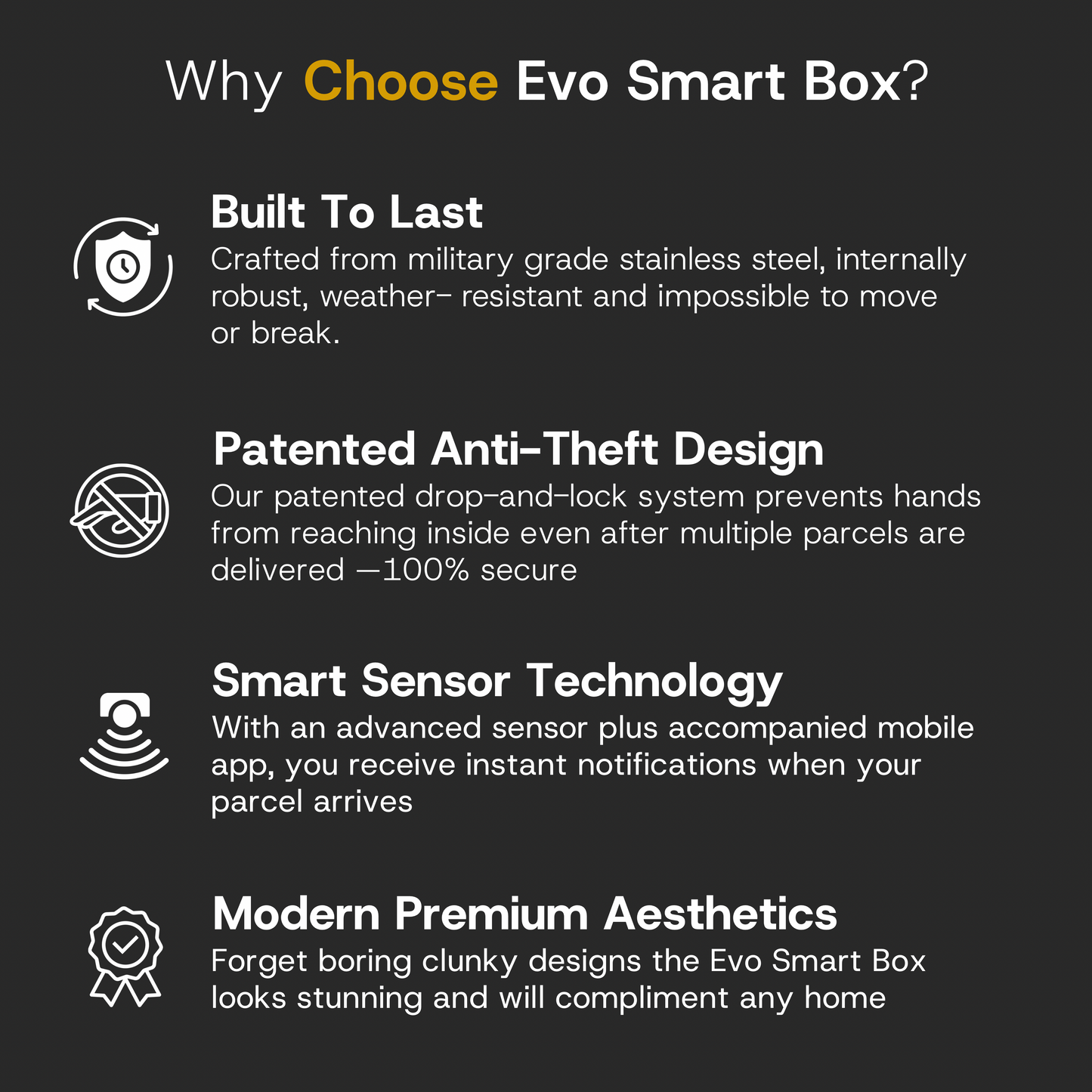 Evo Smart Parcel Box